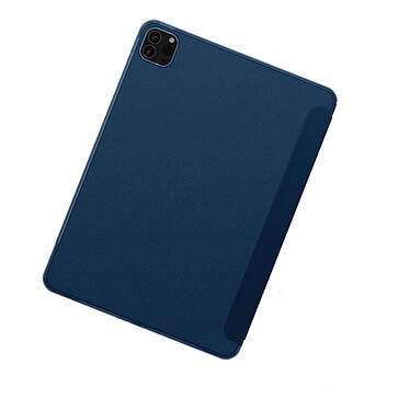 Evetane Etui Smart Cover iPad Pro 11' (2018/2020/2021) / iPad Air 4 (2020) / iPad Air 5 (2022) Bleu à rabat avec support pas cher