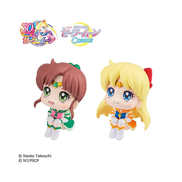 Sailor Moon - Statuette Look Up Eternal Sailor Jupiter & Eternal Sailor Venus 11 cm pas cher