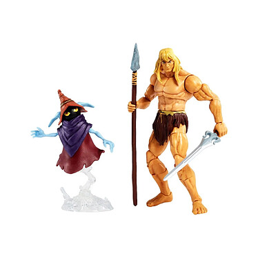 Acheter Maîtres de l'Univers : Revelation Masterverse 2022 - Figurines Deluxe Savage He-Man & Orko 18 c