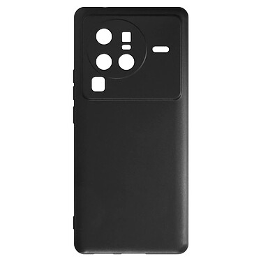 Avizar Coque pour Vivo X80 Pro Résistante Silicone Gel Flexible Fine Légère  Noir