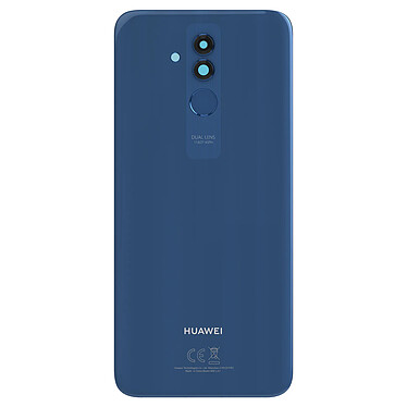 Clappio Vitre arrière de remplacement pour Huawei Mate 20 Lite Bleu