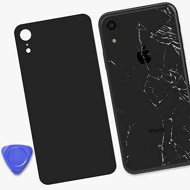 Acheter Clappio Vitre arrière de remplacement pour Apple iPhone XR Noir