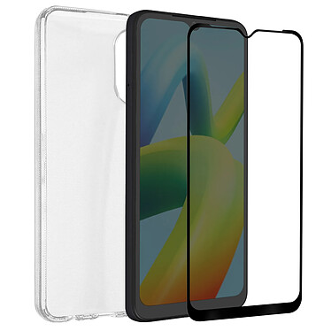 Bigben Coque pour Xiaomi Redmi A1 et A2 Souple Transparente Verre Trempé 9H