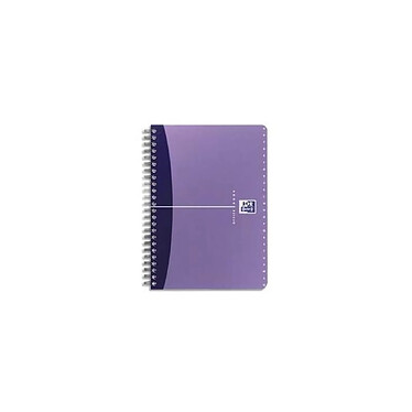 OXFORD Carnet Répertoire Spirale couv PP 11x17cm 180 pages réglure ligné 6mm