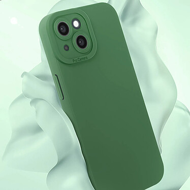 Acheter Avizar Coque pour iPhone 15 Silicone Mat Protection Caméra Vert