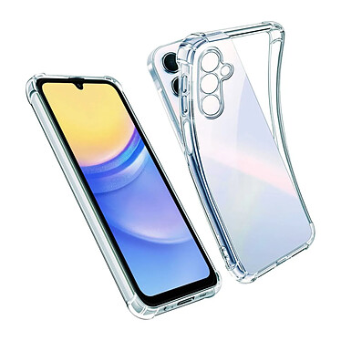 Evetane Coque Samsung Galaxy A15 Antichoc bords renforces en Silicone transparente Motif pas cher