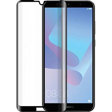 BigBen Connected Protège-écran pour Huawei Y6 2019 Anti-traces de doigts 2.5D Noir transparent