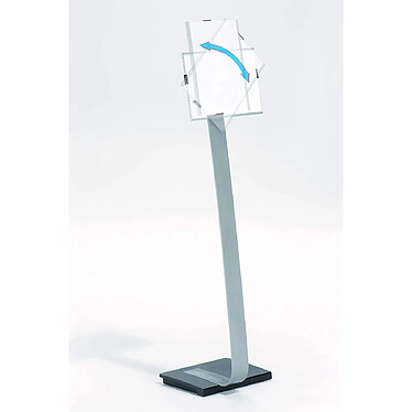 Avis DURABLE Support de présentation Info Sign Stand A4, pour format portrait et paysage, Argent