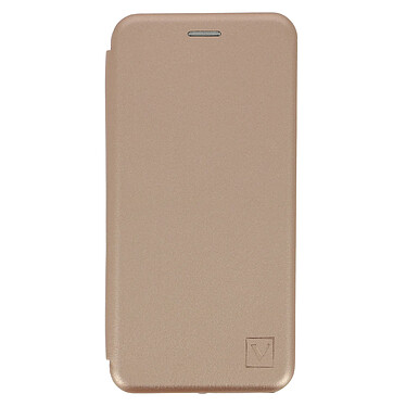 Avizar Étui Galaxy S21 Plus Porte-carte Support Vidéo Effet Satinée rose champagne