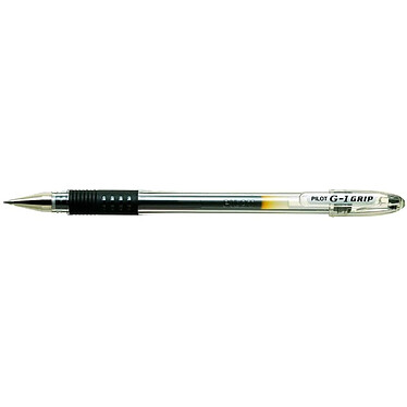 PILOT Stylo à bille G1 GRIP pointe fine encre gel noire x 12