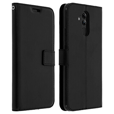 Avizar Etui folio Noir Rangement Carte pour Huawei Mate 20 Lite