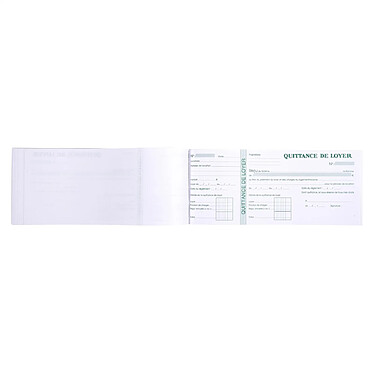 Avis EXACOMPTA carnet de 50 feuilles de Quittance de loyer 101x165mm x 10