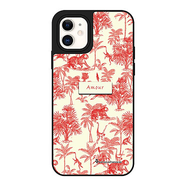 LaCoqueFrançaise Coque iPhone 12 Mini miroir Botanic Amour Design