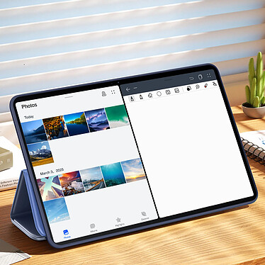 Avis Avizar Housse pour Xiaomi Pad 6 et Pad 6 Pro Trifold Clapet Support video / clavier Mise en Veille  Bleu Nuit