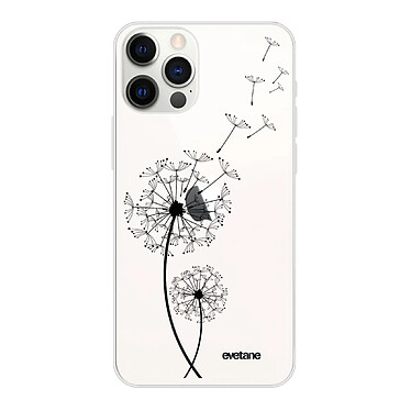 Evetane Coque iPhone 12/12 Pro 360 intégrale transparente Motif Pissenlit Tendance