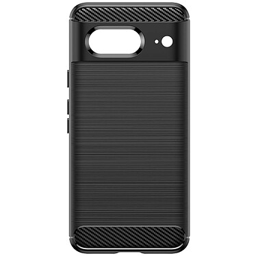 Avizar Coque pour Google Pixel 8 Effet Carbone Silicone Flexible Antichoc  Noir