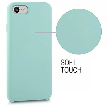 Avis LaCoqueFrançaise Coque iPhone 7/8/ iPhone SE 2020 Silicone Liquide toucher doux, Anti Chocs Vert Pâle