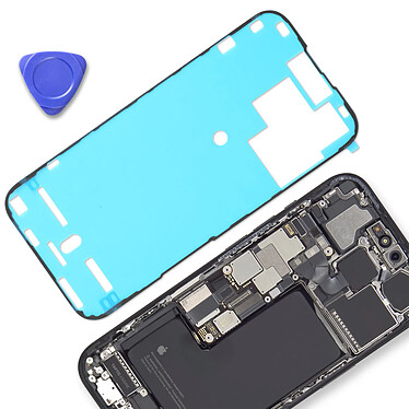 Acheter Clappio Adhésif Écran de remplacement pour iPhone 15 Pro Fixation Solide Transparent