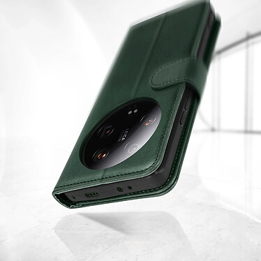 Acheter Avizar Étui pour Xiaomi 13 Ultra Clapet Portefeuille Fonction Support Vidéo  Vert