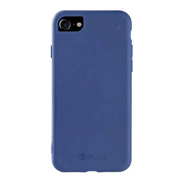 Muvit Coque pour iPhone SE/8/7/6S RECYCLETEK Eclipse SOFT Bleu