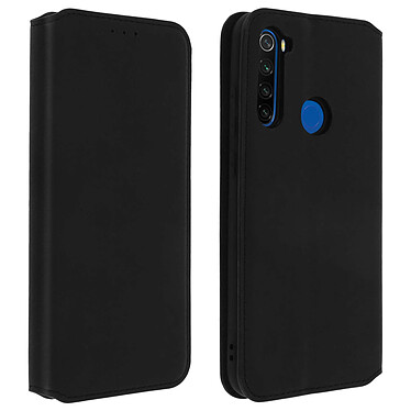 Avizar Housse Xiaomi Redmi Note 8T Étui Portefeuille Fonction Support - Noir