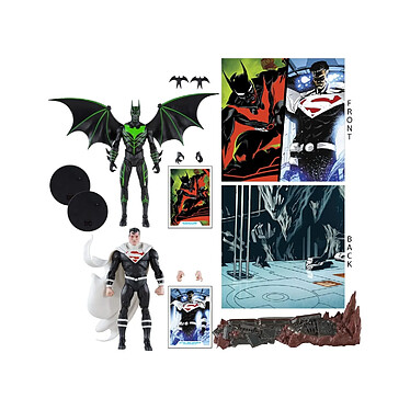 Avis DC Collector - Pack de 2 Figurines Batman Beyond Vs Justice Lord Superman 18 cm