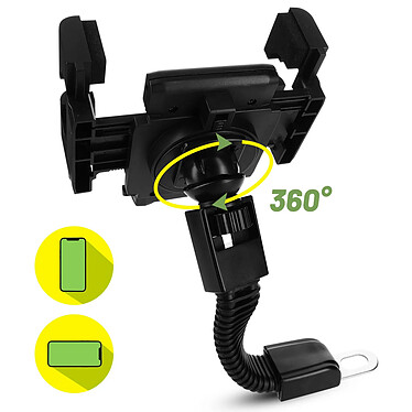 Acheter Avizar Support Moto/Scooter Smartphone Fixation rétroviseur Maintien Stable