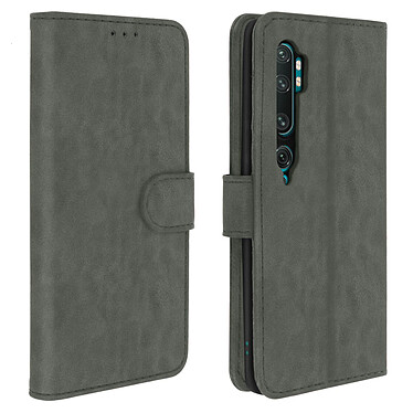 Avizar Étui Xiaomi Mi Note 10/Note 10 Pro Porte-cartes Fonction Support - gris