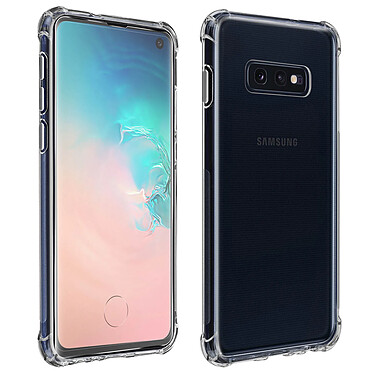 Avizar Pack Protection Samsung Galaxy S10e Coque Souple + Verre Trempé Transparent