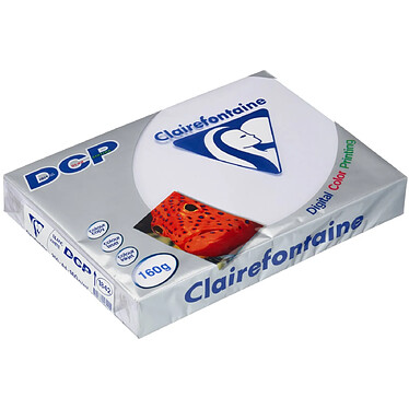 CLAIREFONTAINE Ramette 250 Feuilles Papier 160g A4 210x297 mm Certifié FSC Blanc