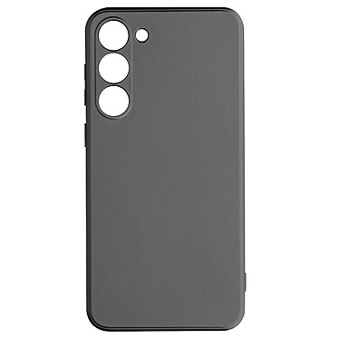 Avizar Coque pour Samsung Galaxy S23 Plus silicone flexible effet métallisé intérieur doux  Gris