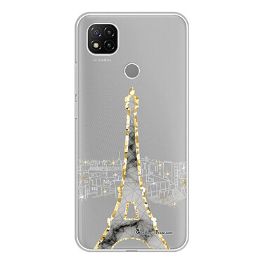 LaCoqueFrançaise Coque Xiaomi Redmi 9C 360 intégrale transparente Motif Illumination de paris Tendance