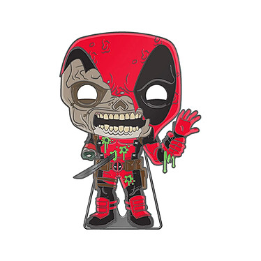 Marvel Zombie - Pin pin's POP! émaillé Deadpool (Glow-in-the-Dark) 10 cm