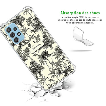 Avis LaCoqueFrançaise Coque Samsung Galaxy A52 Silicone antichocs Solides coins renforcés  transparente Motif Botanic Evasion