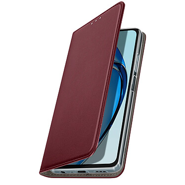 Avizar Étui pour Oppo A60 Clapet Porte-carte Magnétique Bordeaux