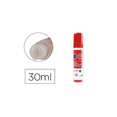 LIDERPAPEL Colle stylo Lliquide transparente avec embout applicateur Précis 30ml x 36