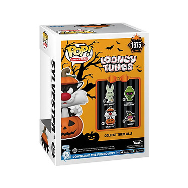 Avis Looney Tunes - Figurine POP! Halloween Sylvester w/Pumpkin 9 cm