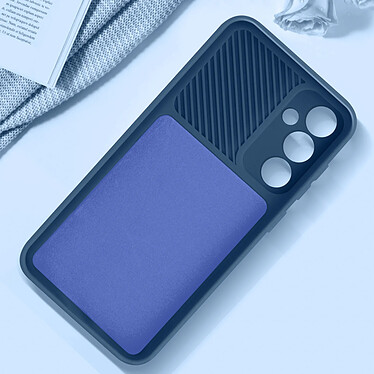 Avis Avizar Coque pour Samsung Galaxy S23 FE Silicone Cache Caméra Coulissant Bleu Nuit