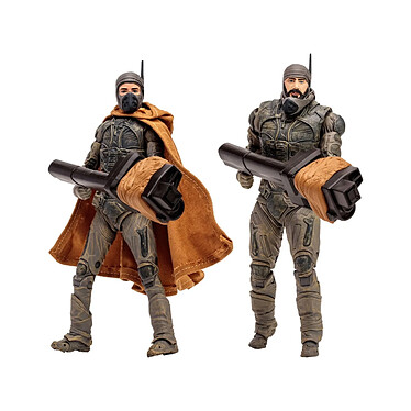 Dune, deuxième partie - Pack de 2 figurines Stilgar & Shishakli (Gold Label) 18 cm