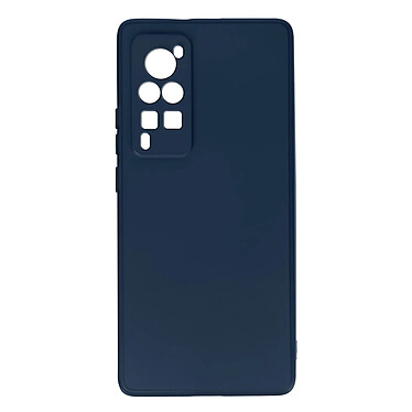 Avizar Coque Vivo X60 Pro Silicone Souple Finition Soft Touch Fine Bleu nuit