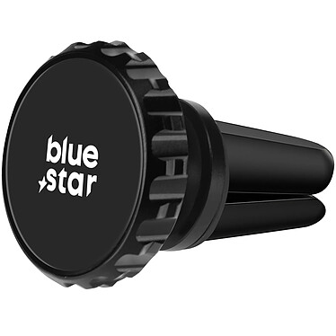 Blue Star Support Voiture Magnétique Téléphone Grille d'aération Rotatif à 360° Noir