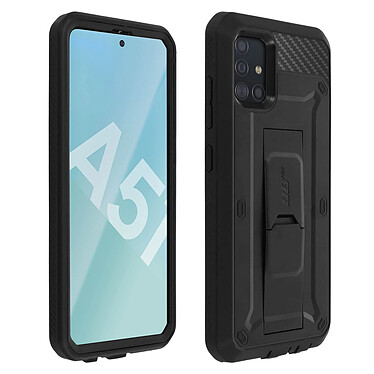 Supcase Coque Pour Samsung Galaxy A51 bi-matiere Protection écran Clip ceinture  Noir