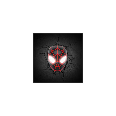 Avis Marvel - Lampe 3D LED Spider-Man Miles Morales Face 3D