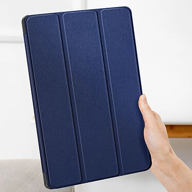 Avizar Housse pour Samsung Galaxy Tab S9 Ultra Support Multi-positions Mise en veille  Bleu Nuit pas cher