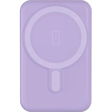 BigBen Connected Powerbank USB A / USB C 10W 5000mAh Induction Compatible MagSafe Violet