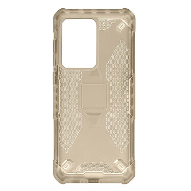 Avizar Coque Samsung S20 Ultra Antichoc Souple Nid d'abeille Renforcé Gris Translucide