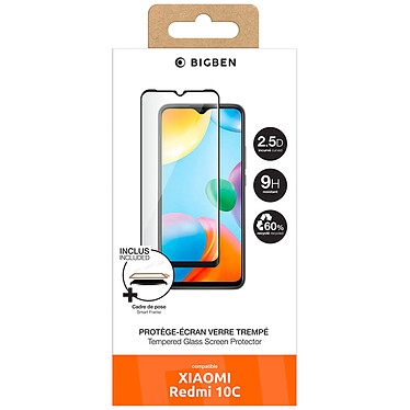 Avis BigBen Connected Protection d'Écran pour Xiaomi Redmi 10 C en Verre Trempé 2.5D Transparent