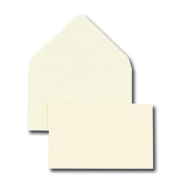 GPV Boîte de 1000 enveloppes élection jaunes 90x140 75 g non gommée