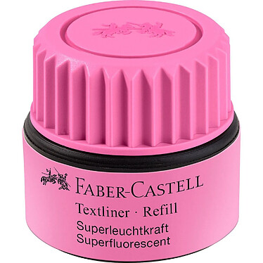 FABER-CASTELL Recharge TEXTLINER REFILL 1549, pour surligneur 1546 et 1543, coloris rose