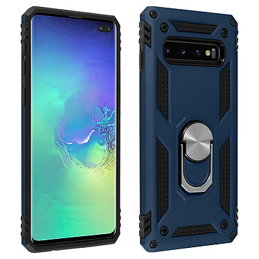 Avizar Coque Bleu Nuit Bi-matières pour Samsung Galaxy S10 Plus